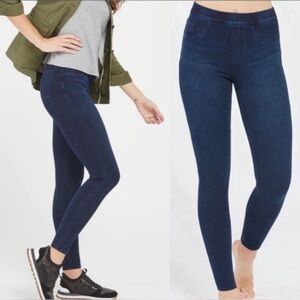 🍂 SPANX Dark Blue Jean-ish Ankle Leggings